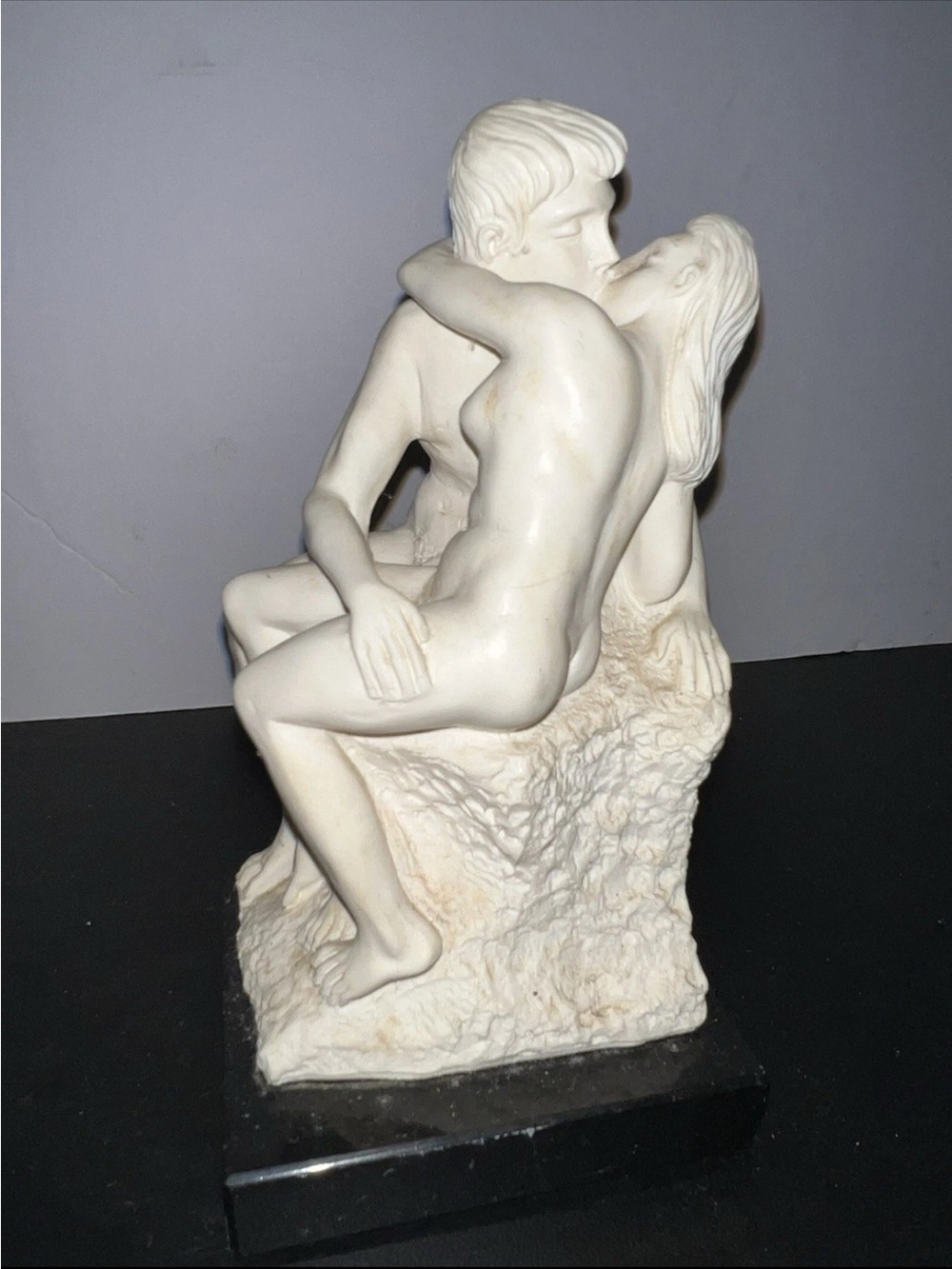"The Kiss" Rodin sculpture, crafted by G. Ruggeri Made In Italy